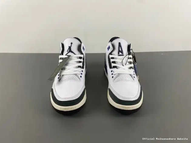 Official Maikesneakers Blue OG HV8571-100 A Ma Jordan 3 Air Maniere x SP Diffused 0612